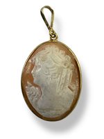 Colgante Mandile 1922 Mujer Cammei  in Plata Conchiglia 2MCICM98